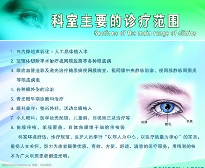 医院眼科展版图片