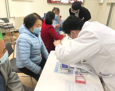 淄博康明爱尔眼科医院干眼普查公益活动走进齐悦国际社区